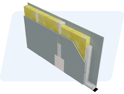 Render ściany RIGIPS 3.40.03 AKU