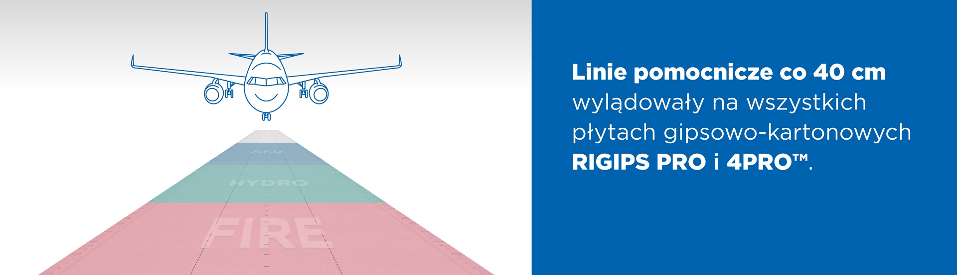 Plyty gk Rigips z nadrukiem - linie zmieniają wszystko