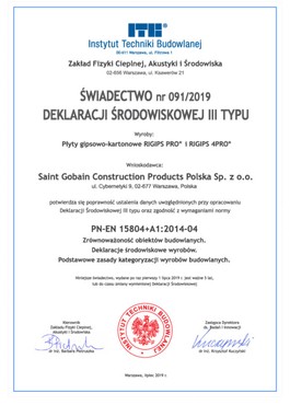 Swiadectwo_Deklaracji_Srodowiskowej_91_2019_Saint_Gobain_krzywe.pdf_1.jpg