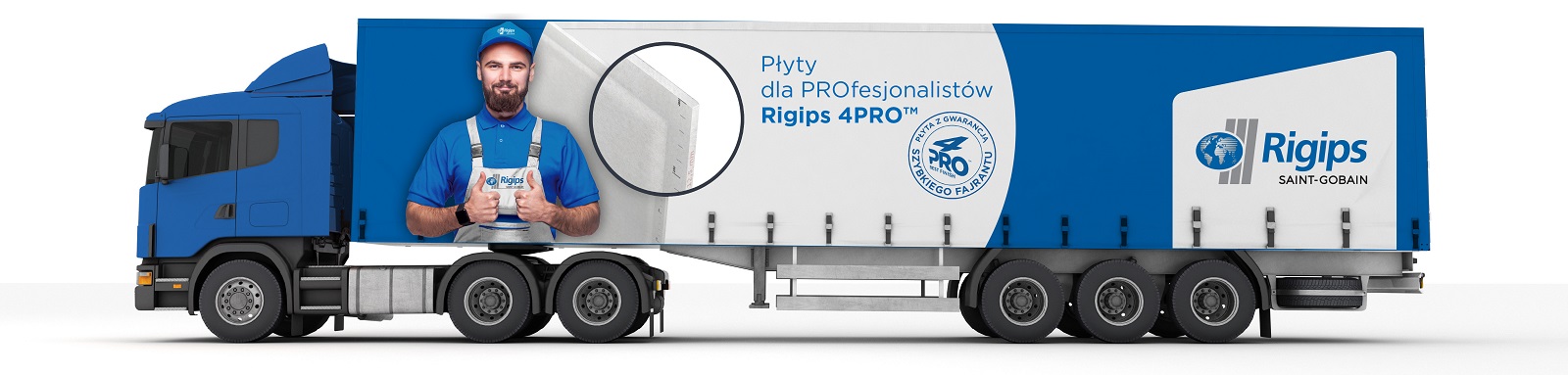 Transport TIR Rigips