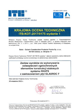 Krajowa_Ocena_Techniczna_Zabezpieczenie_Ogniochronne_Elementow_Konstrukcji_Stalowych_ITB_KOT_20170175_20180122.pdf.jpg