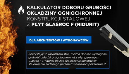 Kalkulator doboru grubości okładziny ogniochronnej