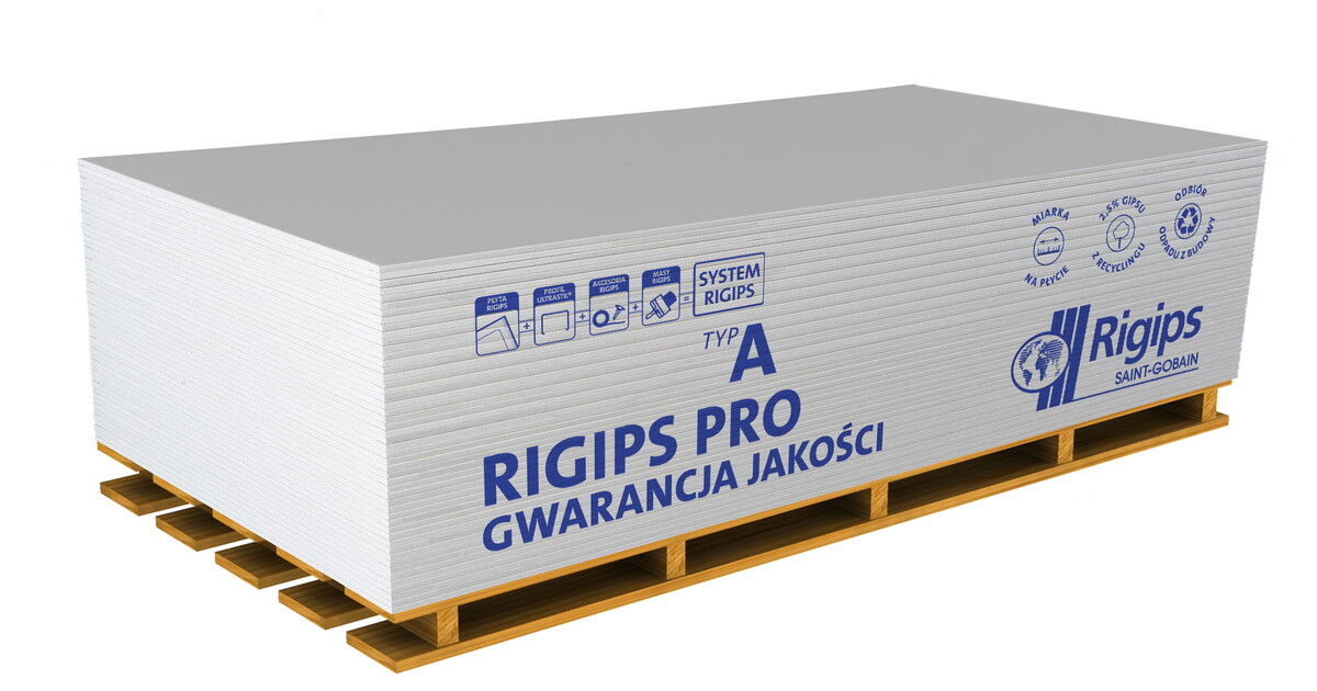 Rigips PRO typ A 1200x12,5 Rigips